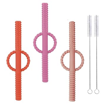 YAPROMO Baby Teething Chewy Tubes with 