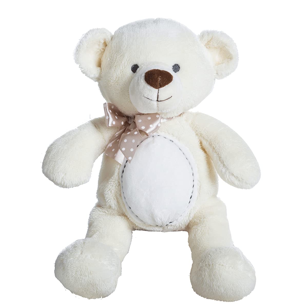 ZLMFKHappy Hues Marshmallow Cuddles Soft & Cuddly Plush Bear Huggable Stuffed Animal Bear Toy Washable Newborns Toddlers Kids Gift