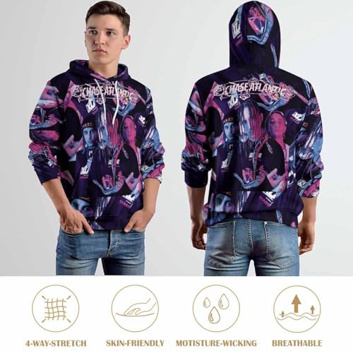 COIRBLISS Chase Atlantic Chase Atlantic Hoodies Men Long Sleeve Pullover Sweatshirt Graphic Hooded Tops4