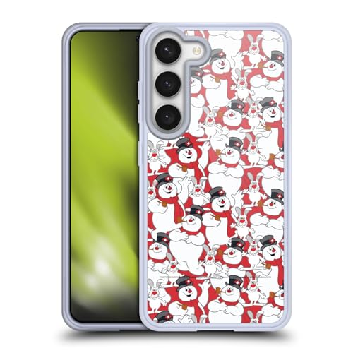 Carcasa Samsung S23 gel flexible antiarañazos con estampado Frosty The Snowman