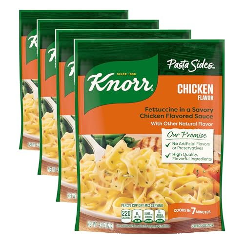 Image of Knorr Pasta Sides Chicken Fettuccine For Delicious Quick Pasta Side Dishes 4.3 oz (Pack of 4)