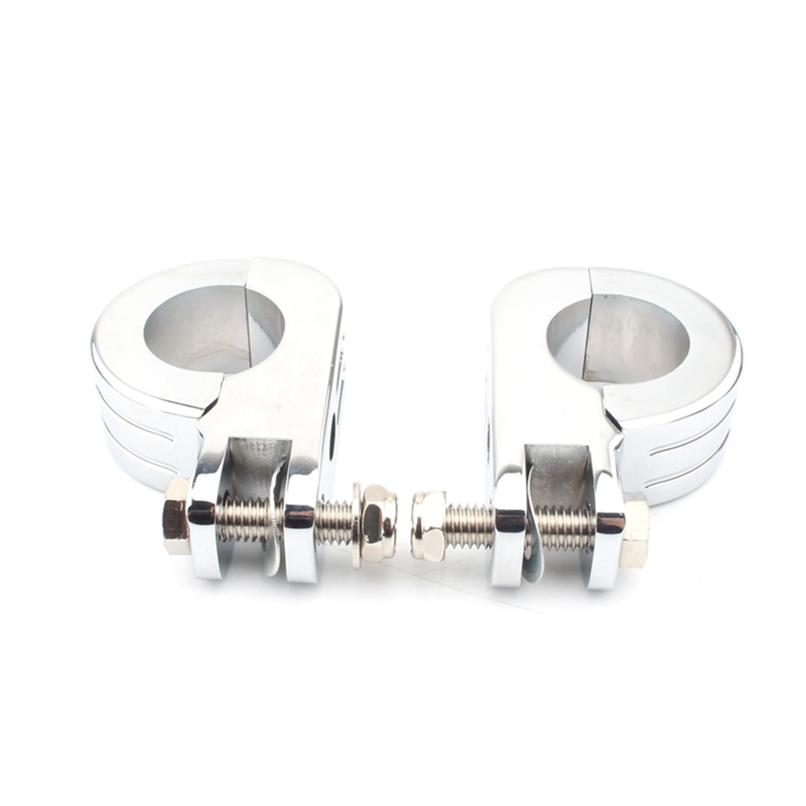 Abrazaderas de Clavija de pie de Montaje de Barra de Choque de Carretera de 1,5 "38mm para Harley 1-1/2" Protector de Motor