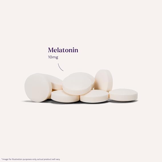 Natrol Melatonin 10mg Fast Dissolve Tablets - Peppermint Flavor, 60 Count, Sleep Aids for Adults, Sugar-Free Melatonin for Adults, 60-Day Supply