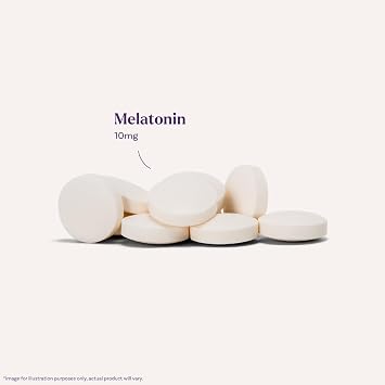Natrol Melatonin 10mg Fast Dissolve Tablets - Peppermint Flavor, 60 Count, Sleep Aids for Adults, Sugar-Free Melatonin for Adults, 60-Day Supply