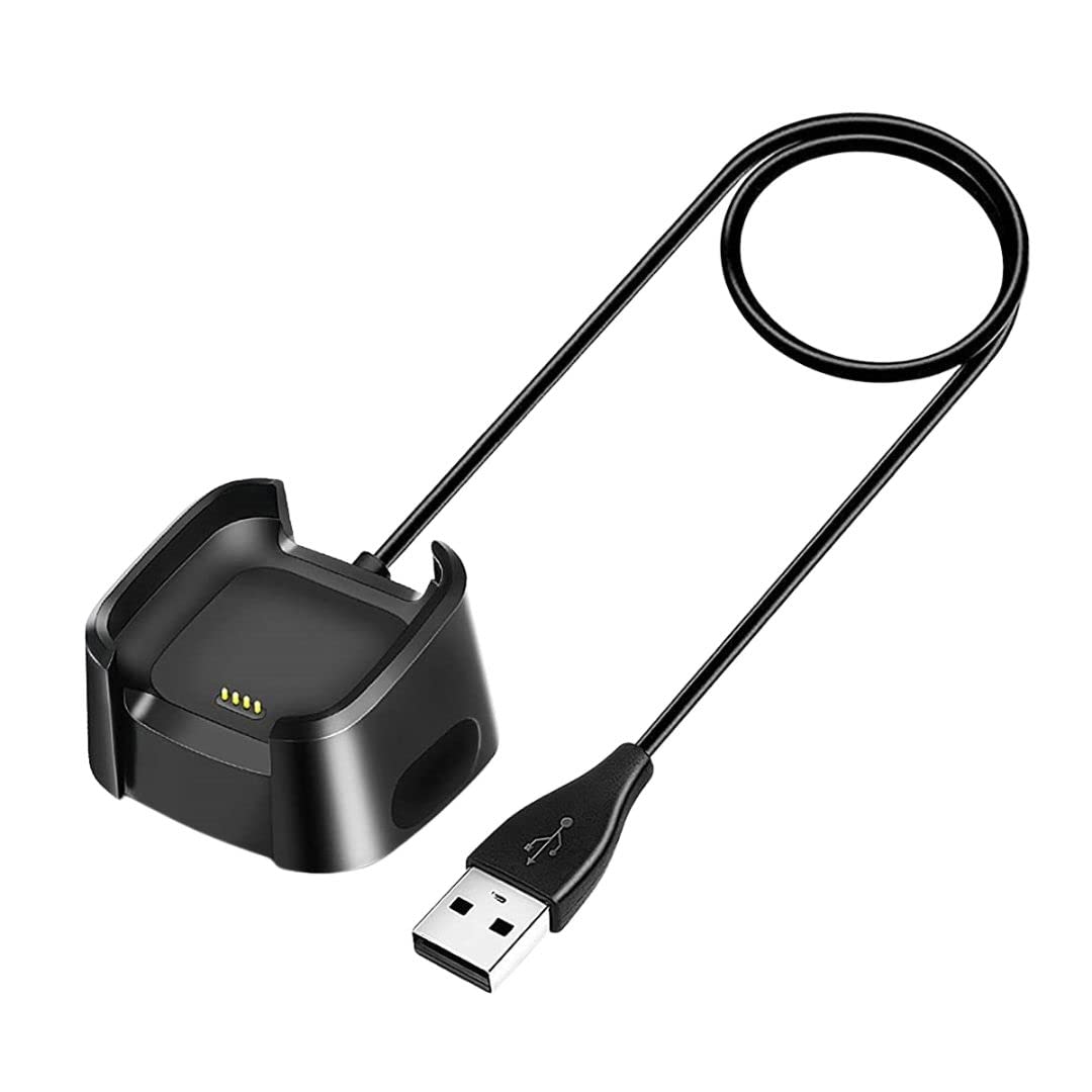 MASKED USB Charger Cable Compatible with Fitbit Versa/Versa Lite Smartwatch (Black) (B08XJVDQ4N) Amazon Price History, Amazon Price Tracker