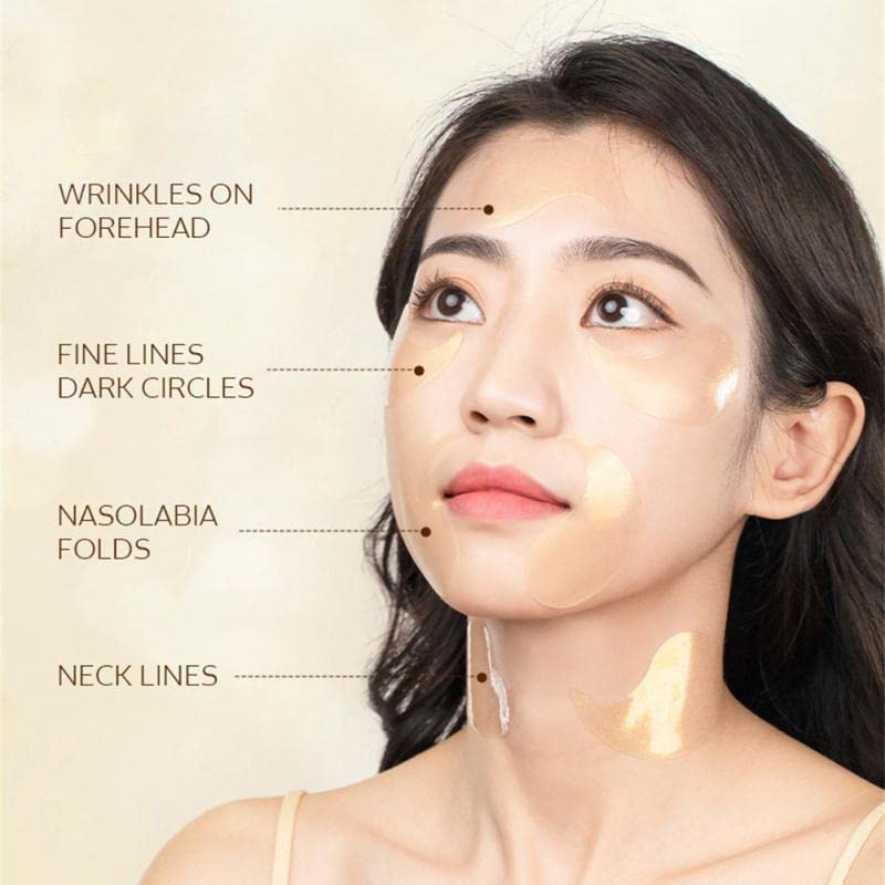 Miniatura 4 de Madi Kay Designs 50pcs Gold Snail Eye Mask Eye Patch Remove Dark Circle Eye Bags Finelines Moisturizing Firming Eye Mask Beauty Health Skin Care