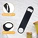 KTOJOY 4 PACK Stainless Steel Flat Bottle Opener, Beer Bottle Opener, 7inch, with Exquisite Packaging, for Kitchen, Bar or Restaurant, Black,