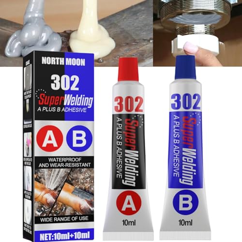Strong AB Liquid Metal Weld Paste - All Purpose Repair Glue Industrial Heat Resistance 20ML