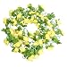 Artificial Rose Garland Silk Flower Vine for Valentine Home Wedding Garden Decoration by SuntekStore Online