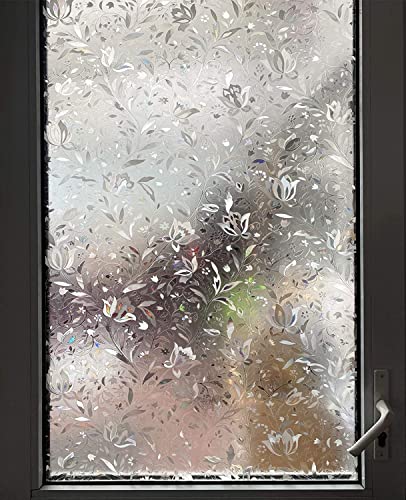 Zindoo Privacy Film for Glass Windows - Stained & Frosted Window Films for Home Office & Bedroom - 59.5 x 400CM - Image 3