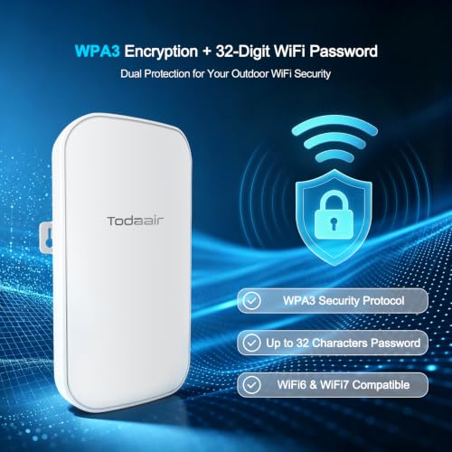 Image of AC1200 Outdoor WiFi Extender Weatherproof, WiFi 6 Booster for Home
