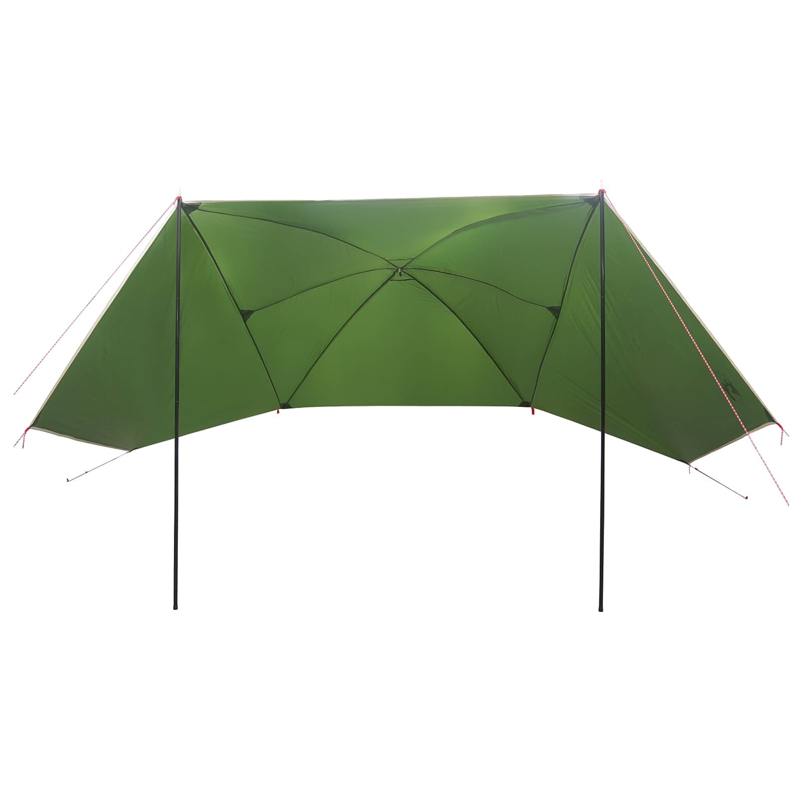 Tienda de coche verde 308 x 215 x 220 cm poliéster y acero