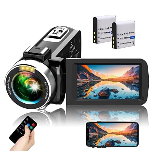 4K Video Camera with Night Vision and WiFi