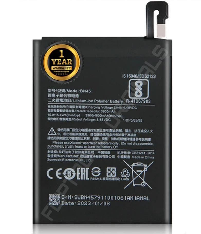 Image of BN45 Battery for Redmi Note 5 Pro Battery with 1 Year Warranty**** (I7)