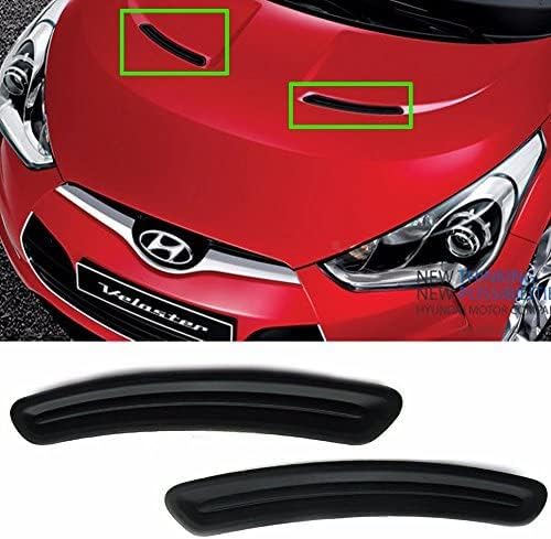 Genuine OEM 86350-2V000 86360-2V000 Hood Garnish LH & RH 2 PCS Set for Hyundai Veloster 2012-2014