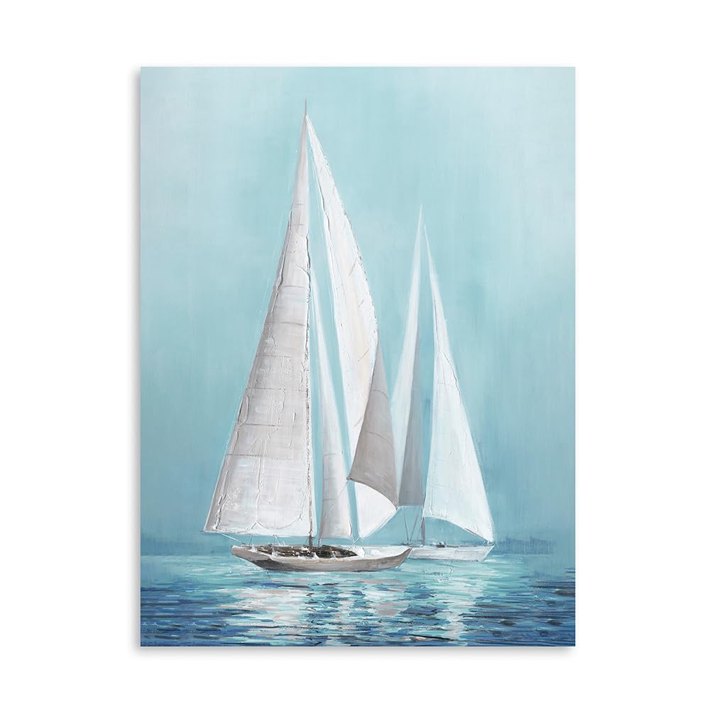 Amazon.com: ATELIYISHU Sailing Boat Canvas Wall Art - Ocean