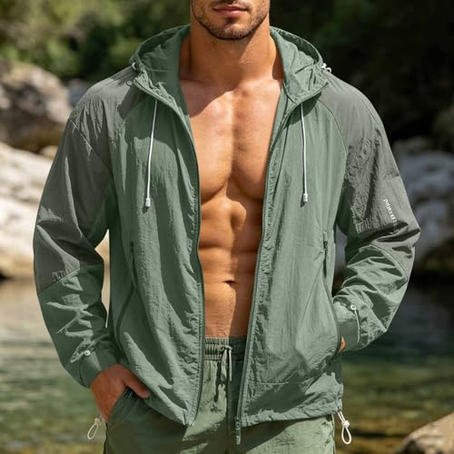 Chaqueta ligera para ciclismo con protección solar UV hombre miniatura 2