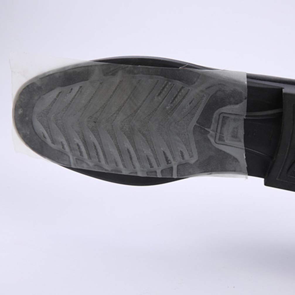 CLISPEED Pellicola Protettiva per Suola Scarpe in Pvc Facile da Strappare Antisporco e Resistenti All'usura per Casa e Negozio 11 Cm