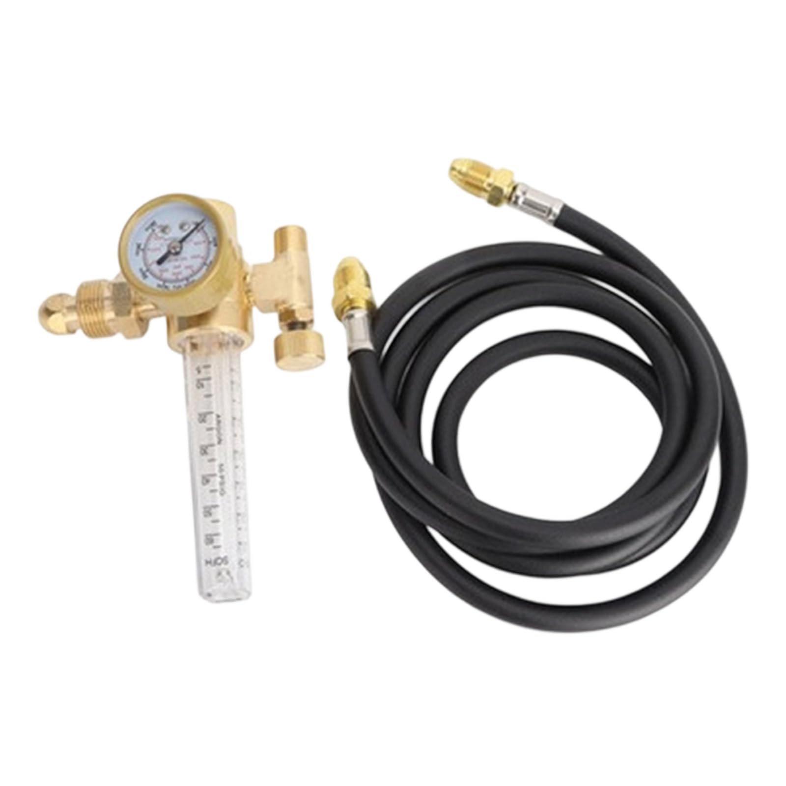 Regulator Set with Pressure Gauges and Hose for Argon / CO2 Welding Cylinders Argon Flows Meter Tester