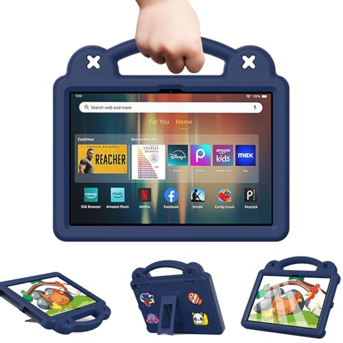 Aokil For Fire HD 8 2024/2022 �P�[�X �q������ Fire HD 8 Plus 2024/2022�p �P�[�X ��12���� 8�C���` ���Ő����ɂ��� EVA�V�f�� �ϏՌ� �S�ʕی� �y�� ������t�� �X�^���h�@�\ �ϋv�� ���킢