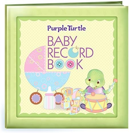 Purple Turtle - Baby Record Book