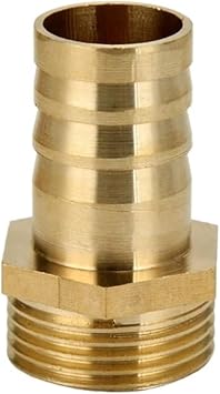 4   6   8   10   12   14   16   19   25   X 1/8 "1/4" 3/8" 1/2" 3/4" 1"  Male Straight,10mm OD,1"
