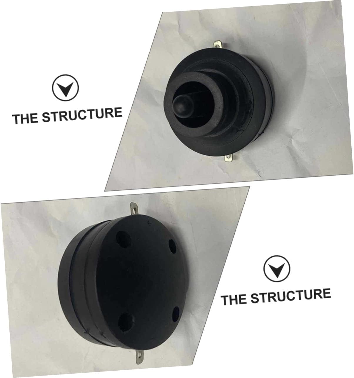 Cabilock 3sets Car Tweeter Horn Set Loud Car Horn Adaptor for Audio System Piezoelectric Automotive Replacement 3pcs*3