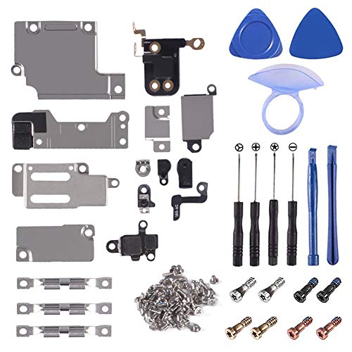 D-FLIFE Internal Metal Plate Cover Parts for iPhone 6S,Bracket Replacement Inlcuding Complete Full Screw Set and Reapir Tool Kit for iPhone 6S (for iPhone 6s)