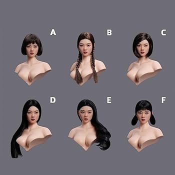 Amazon | HiPlay YMTOYS 1/6 フィギュア ヘッド 可動眼アジア