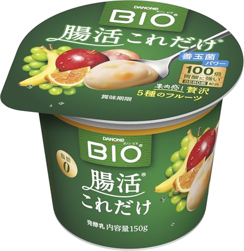 [冷蔵] ダノンジャパン ダノンビオ ヨーグルト 腸活これだけ 贅沢5種のフルーツ 150gのサムネイル