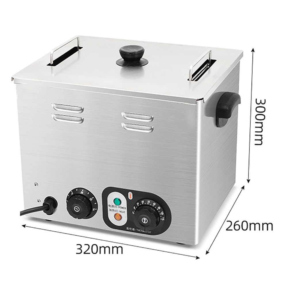 Cuociuova Commerciale, Cuociuova Automatico, Con Cestello In Rete, Controllo Della Temperatura 30-110℃, Funzione Di Temporizzazione, Tubo Di Riscaldamento Ad Anello, Per Uova Sode Sode, Medie E Morbid