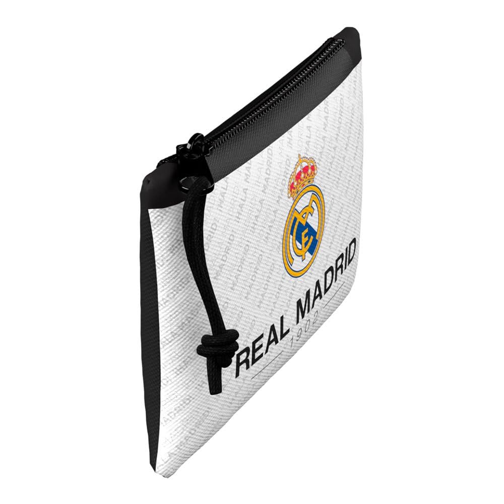 purse Real Madrid, White and Dark Grey, Handbags
