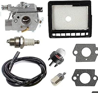 Shnile WT-589 Carburetor Carb Air Filter Fuel Line Compatible with Echo CS-346 CS-345 CS-340 CS-341 CS-305 CS-306 CS-300 CS-301 Chainsaw
