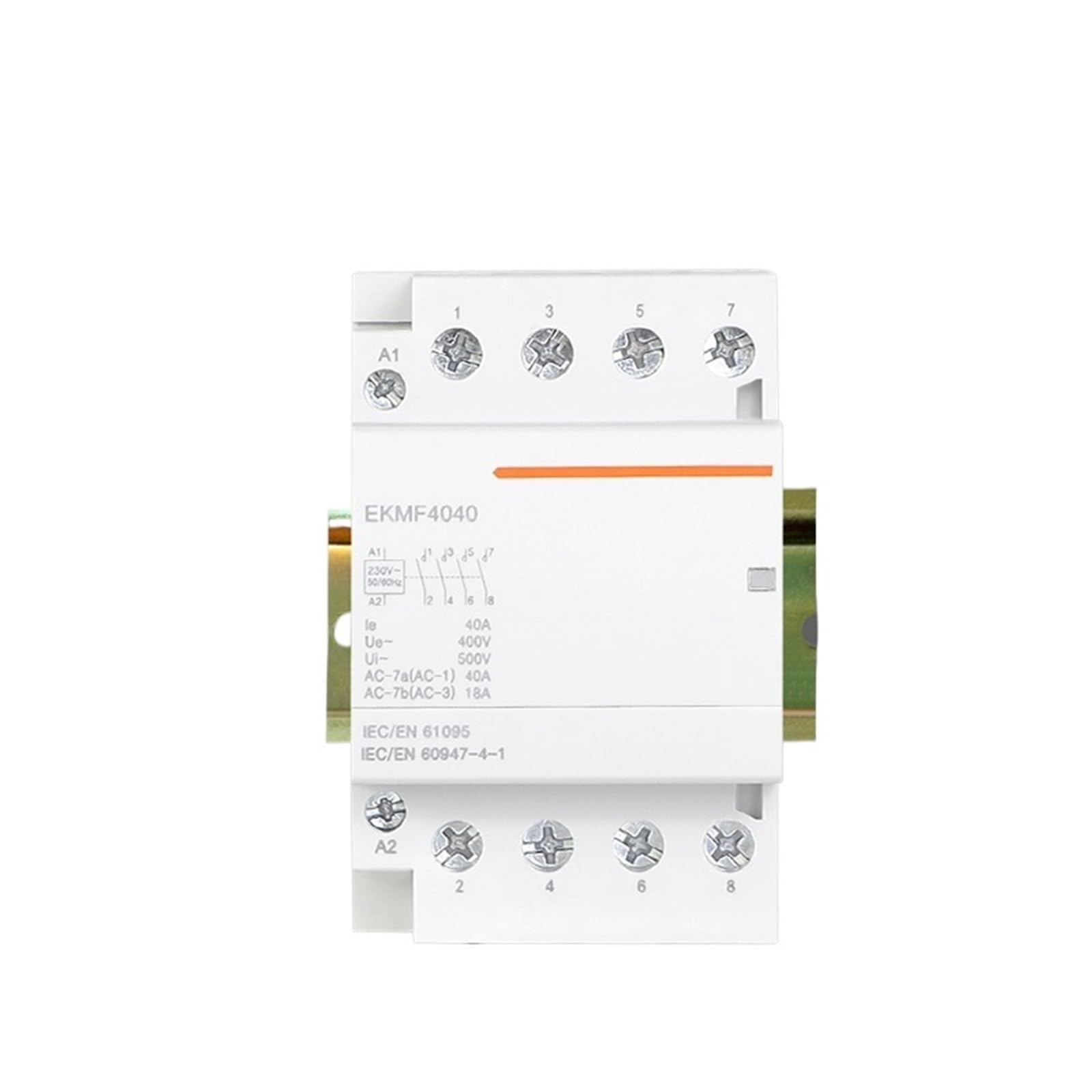 1 szt. 2P 4P 230 V 380 V 380 V Automatyczny stycznik modułowy trójfazowy 25A 40A 63A 2NO 2NC 4NO Din Rail(25A, 2NO2NC)
