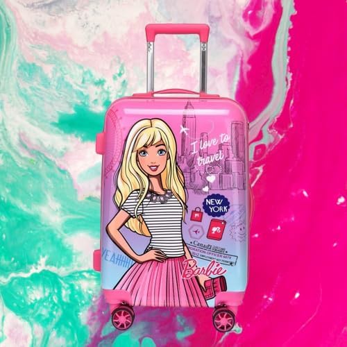 Image of ADSON Abs Kids Trolley 360 Rotating Luggage 360 Degree Wheels Non-Breakable 20 Inch Kids Hardsided Suitcase with 4 Wheels, 360 Degree Wheel Travel Trolley Bag (Design 15)