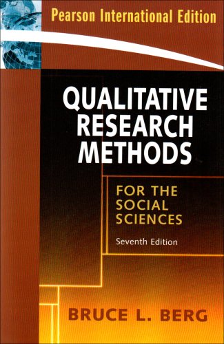 Qualitative Research Methods for the Social Sciences[ QUALITATIVE RESEARCH METHODS FOR THE SOCIAL SCIENCES ] by Berg, Bruce L. (Author) Dec-01-08[ Paperback ]