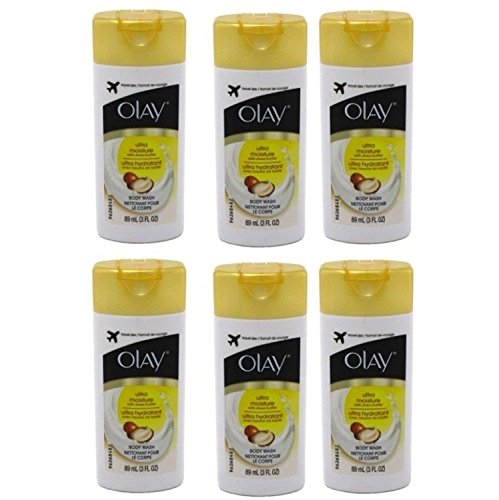 Olay Ultra Moisture Body Wash 3oz Travel Size (Pack of 6)