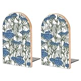 Photo Gallery fermalibri in legno con stampa di achillea, grandi, per scaffali e libri, resistente, antiscivolo, per ufficio e casa Photo Gallery fermalibri in legno con stampa di achillea, grandi, per scaffali e libri, resistente, antiscivolo, per ufficio e casa