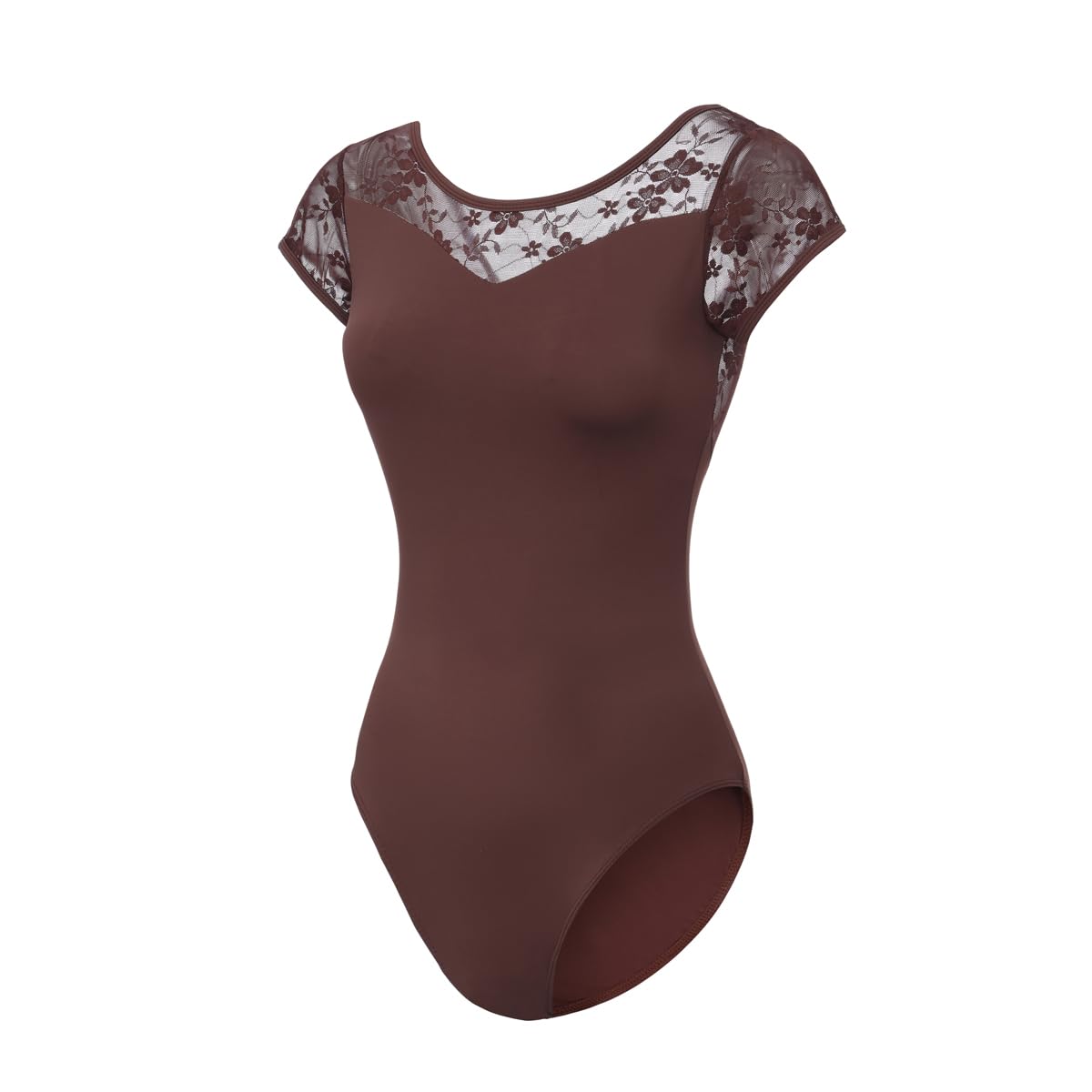 ModLatBal Women and Girls Short Sleeve Leotards for Ballet Dance Bodysuit