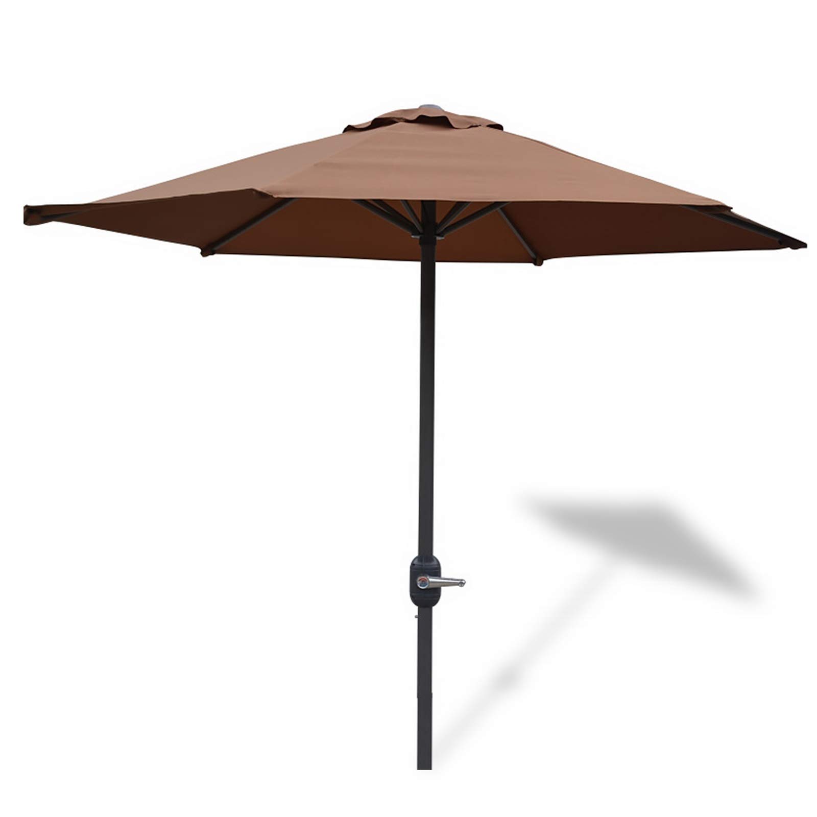 HCZKIUJY Umbrellas 6.6-Foot Patio with 6 Steel Ribs, Outdoor Market Table, 2m Garden Parasol Outdoor Backyard Sun Shelter
