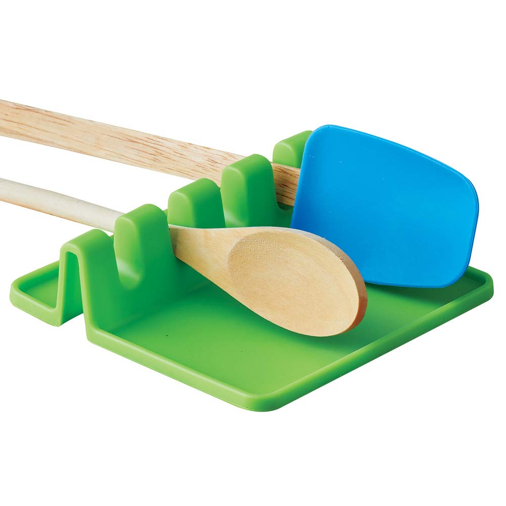 Collections Etc Kitchen Countertop Silicone Utensil Rest - Unique Kitchen Gadgets for Cooking