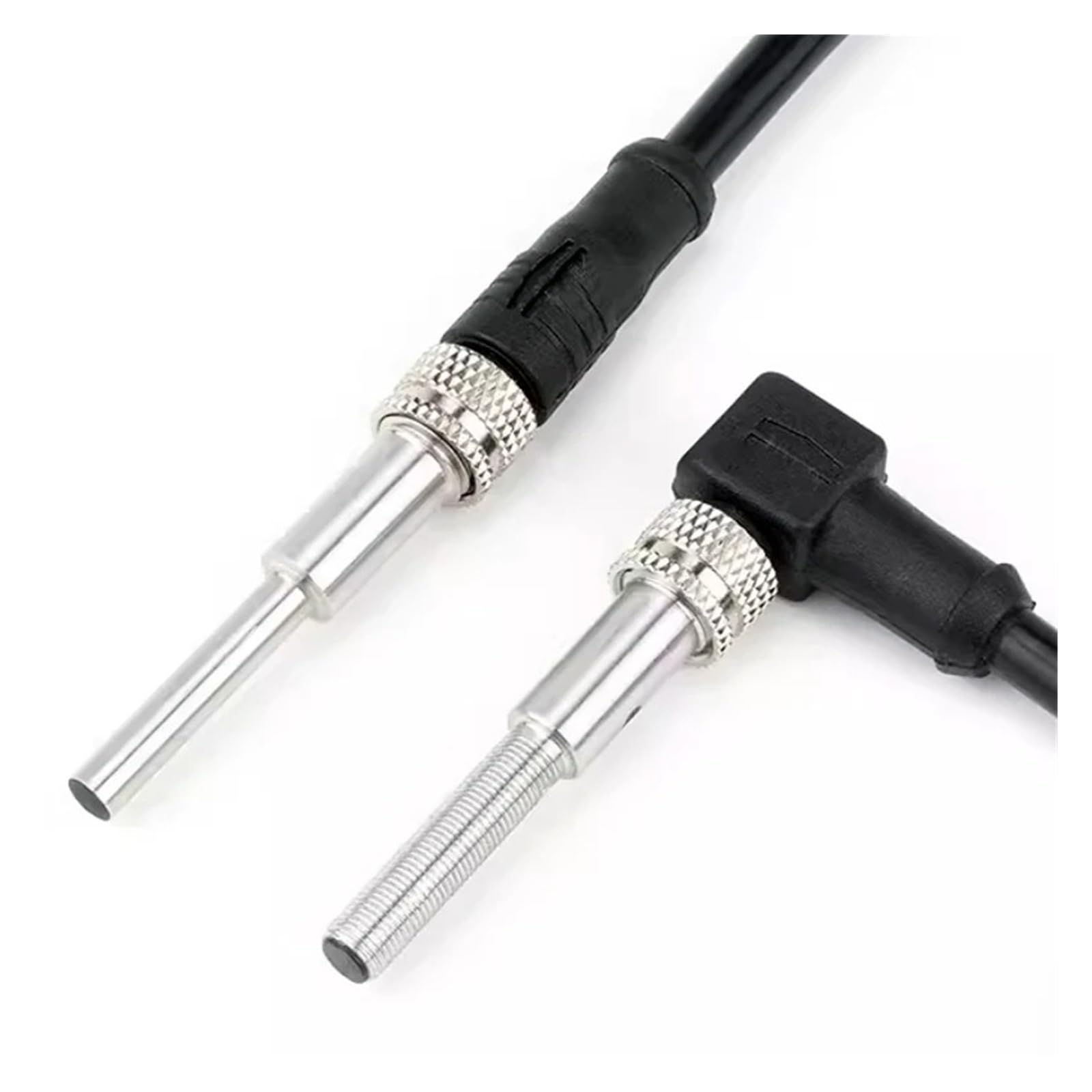 MXXDMOPD 4mm Diameter Inductive Proximity Sensor Switch 12-24VDC NPN PNP M8-3 Pin Connector Metal Detector(D4 PNP.NO 1.5mm)