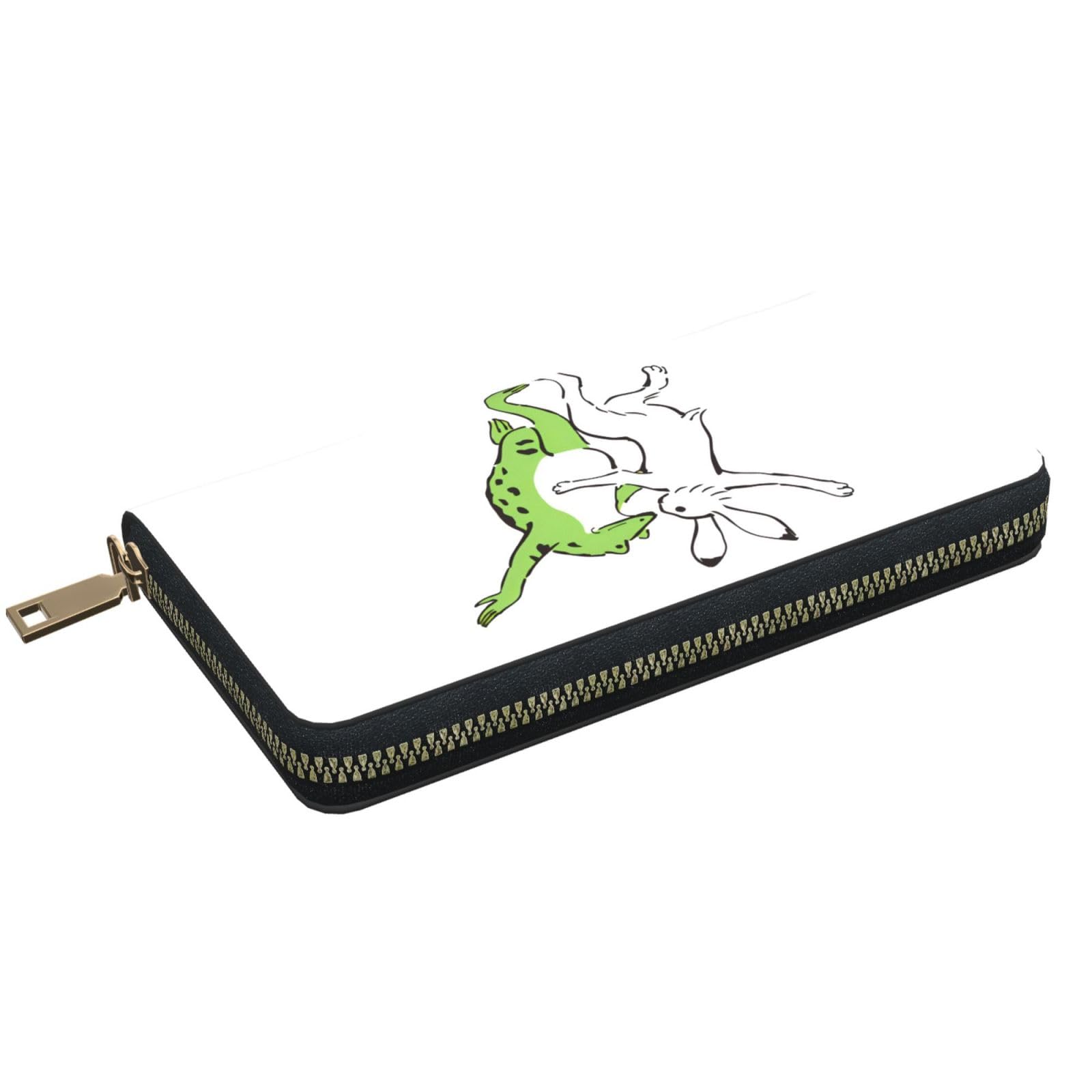 Amazon.co.jp: 長財布 鳥獣人物戯画 カエル ウサギ 財布 メンズ 