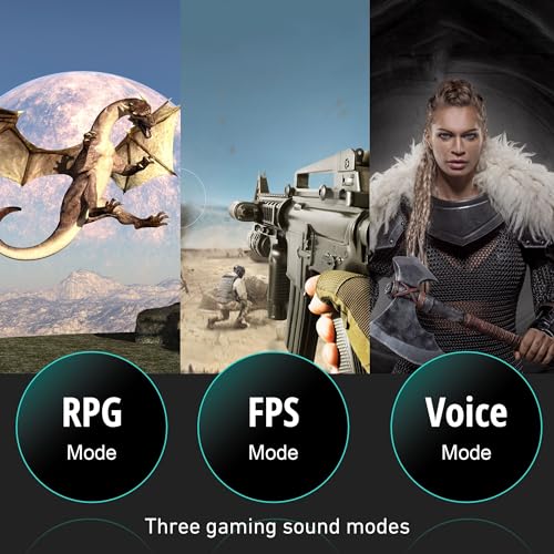 Panasonic SC-GNW10 SoundSlayer Tragbarer kabelloser Gaming-Lautsprecher mit KI-Mikrofon mit Geräuschunterdrückung, 2,4 GHz, 4-Lautsprechersystem, LED, USB-C, PC/PS4/5/Switch, Schwarz