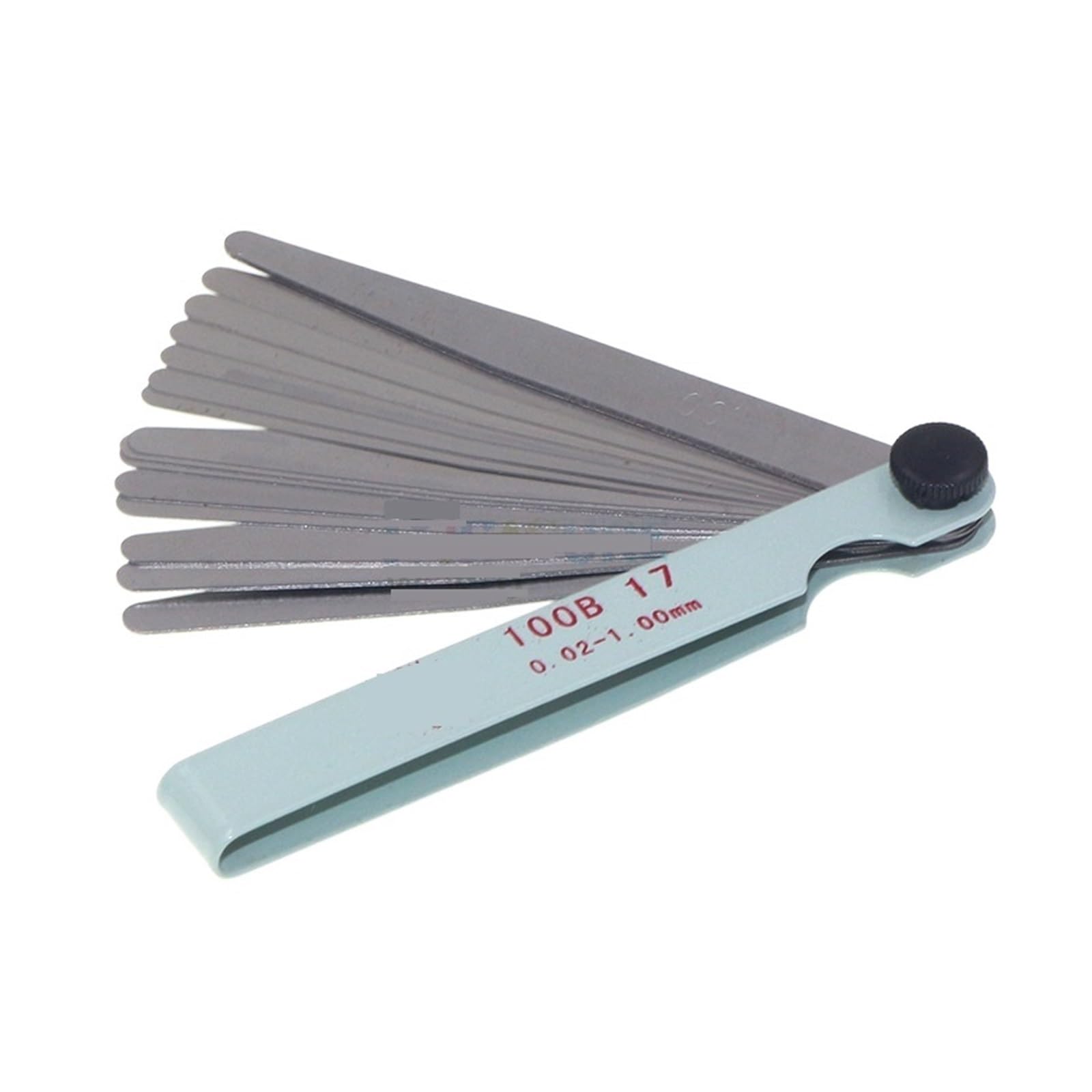 Cfwwsaq One Color Feeler Gauges, 0.02 To 1Mm 17 Blade Thickness Gap Metric Filler Feeler Gauge Measure Tool For Feeler Gauge Valve Shim Use