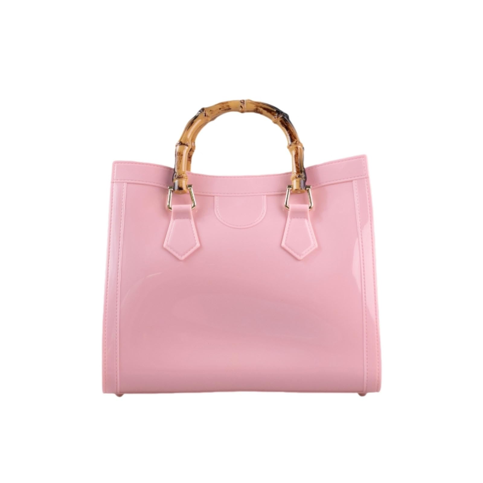 Handtasche Damen Frauenmodische Messenger-Tasche Im Freien Urlaub Tasche Für Frauen Handtasche Jelly Bag Mode All-Match-Abendtasche-rosa