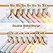 Baby Closet Dividers for Clothes Organizer - Set of 8 Adorable Wooden Double-Sided Baby Clothes Size Hanger Organizer from Newborn to 24+ Months for Nursery Beautiful Minimalist Decor