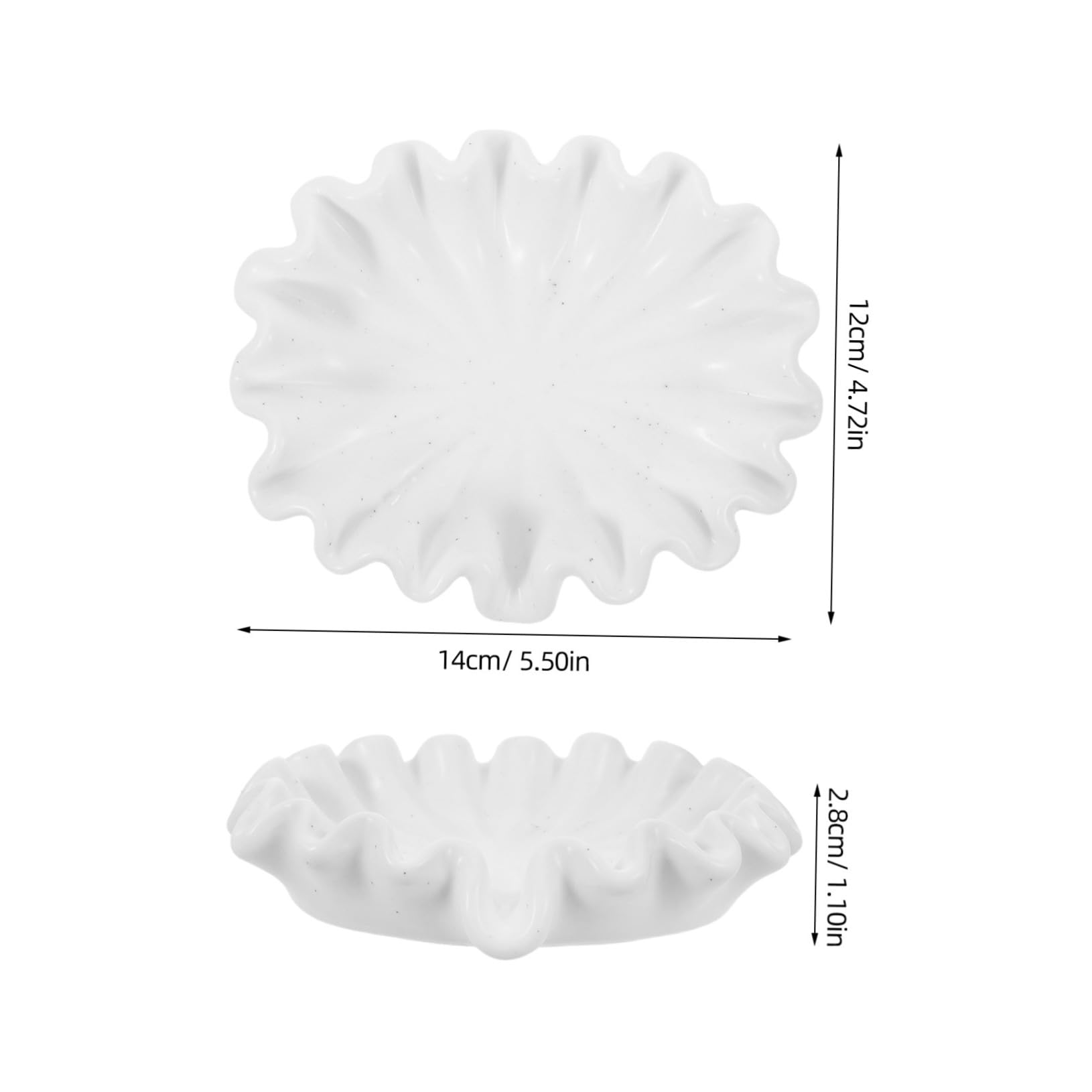 Gatuida Jabonera de Cerámica de Color Claro en Forma de Hoja de Loto, Bandeja Autodrenante para Jabón en Barra, Diseño Estable y Elegante, para Baño y Ducha, Accesorio Funcional Hogar