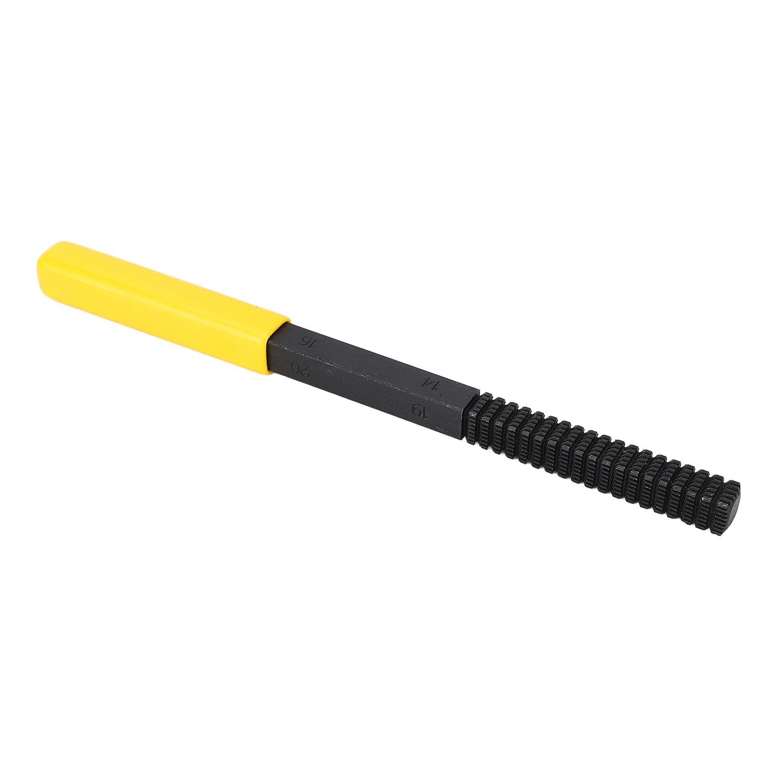Lime de Réparation de Filetage, Facile à Utiliser, Lime de Réparation de Filetage BSP/PF Haute dureté, Rainure Droite Ergonomique Antidérapante avec Capuchon pour la Rénovation