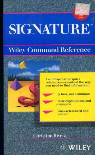 Signature Wiley Command Reference: Rivera, Christine: 9780471558187 ...